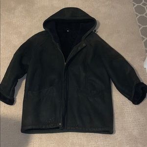 One of a Kind Black Heavy Winter Coat